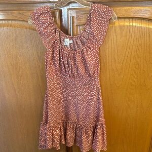 A New Day Women's Red Polka Dot Dress